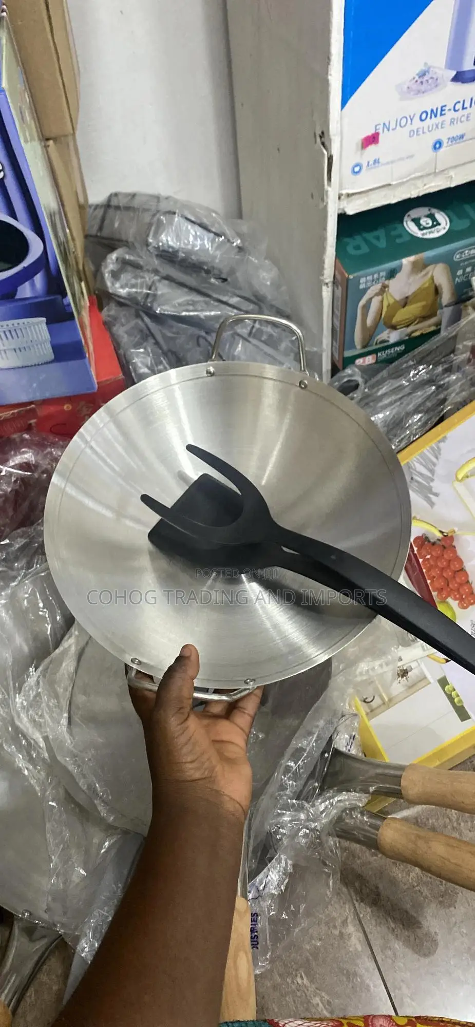 30cm Aluminum Frying Pan With Free Spatula