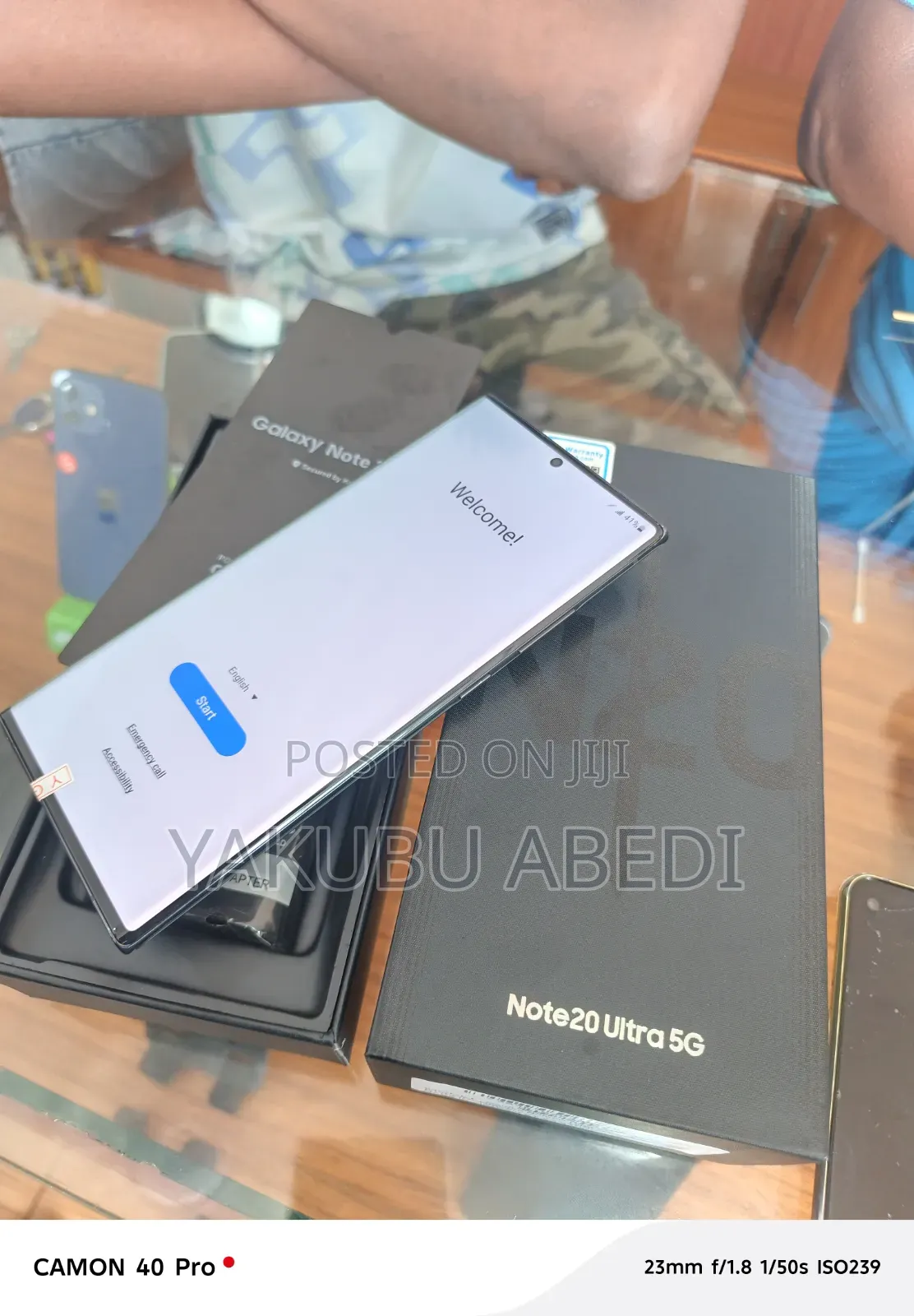 New Samsung Galaxy Note 20 Ultra 5G 128 GB Black