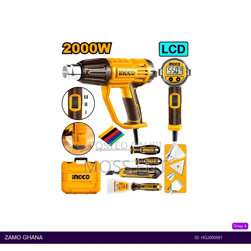 Heat Gun Set 2000w - Hg