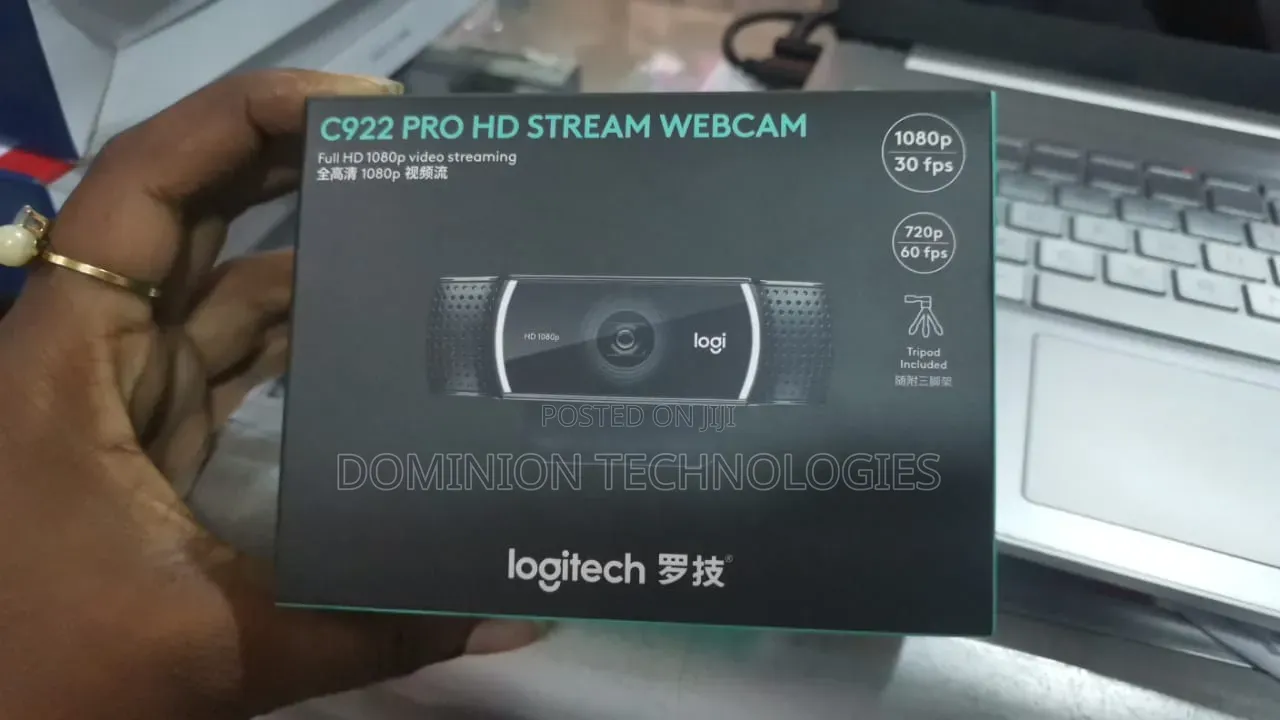 Logitech C922 Pro Hd Stream Webcam Original