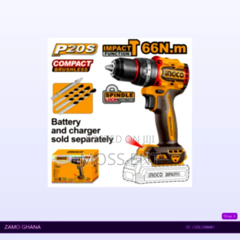 Compact Brushless Cordless Impact - Cidli206681