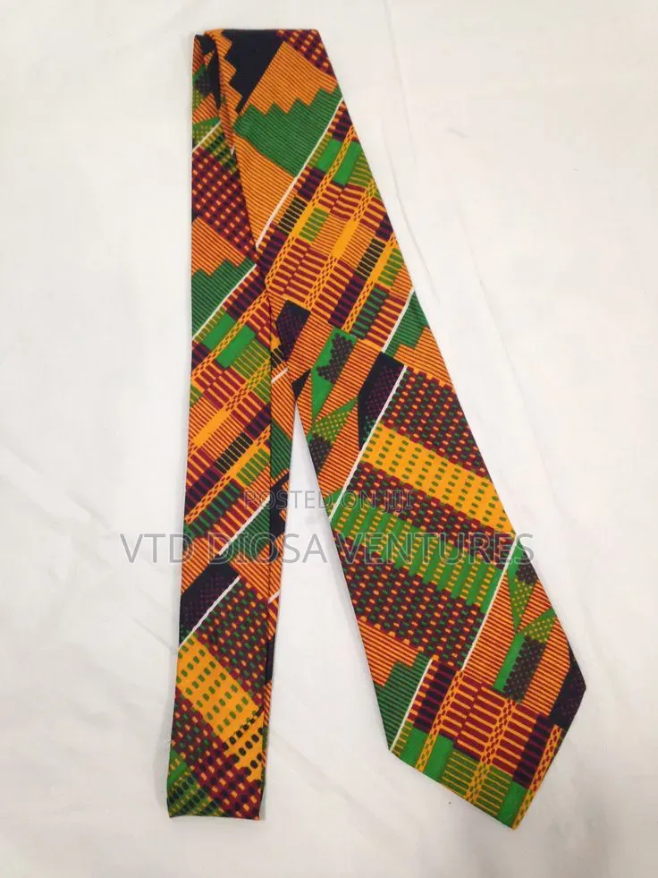 Kente African Print Tie