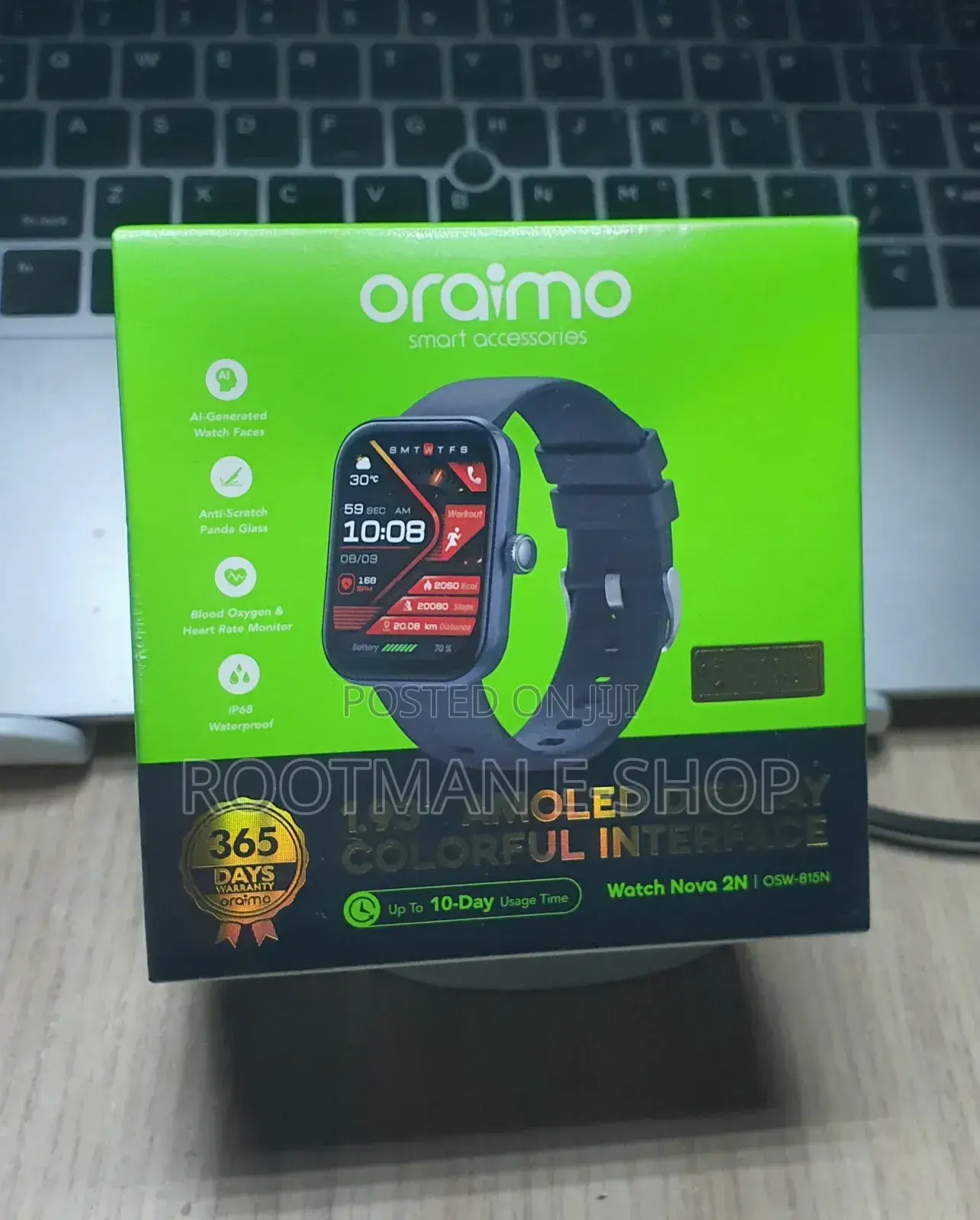 Oraimo Watch Nova-2n Amoled Display