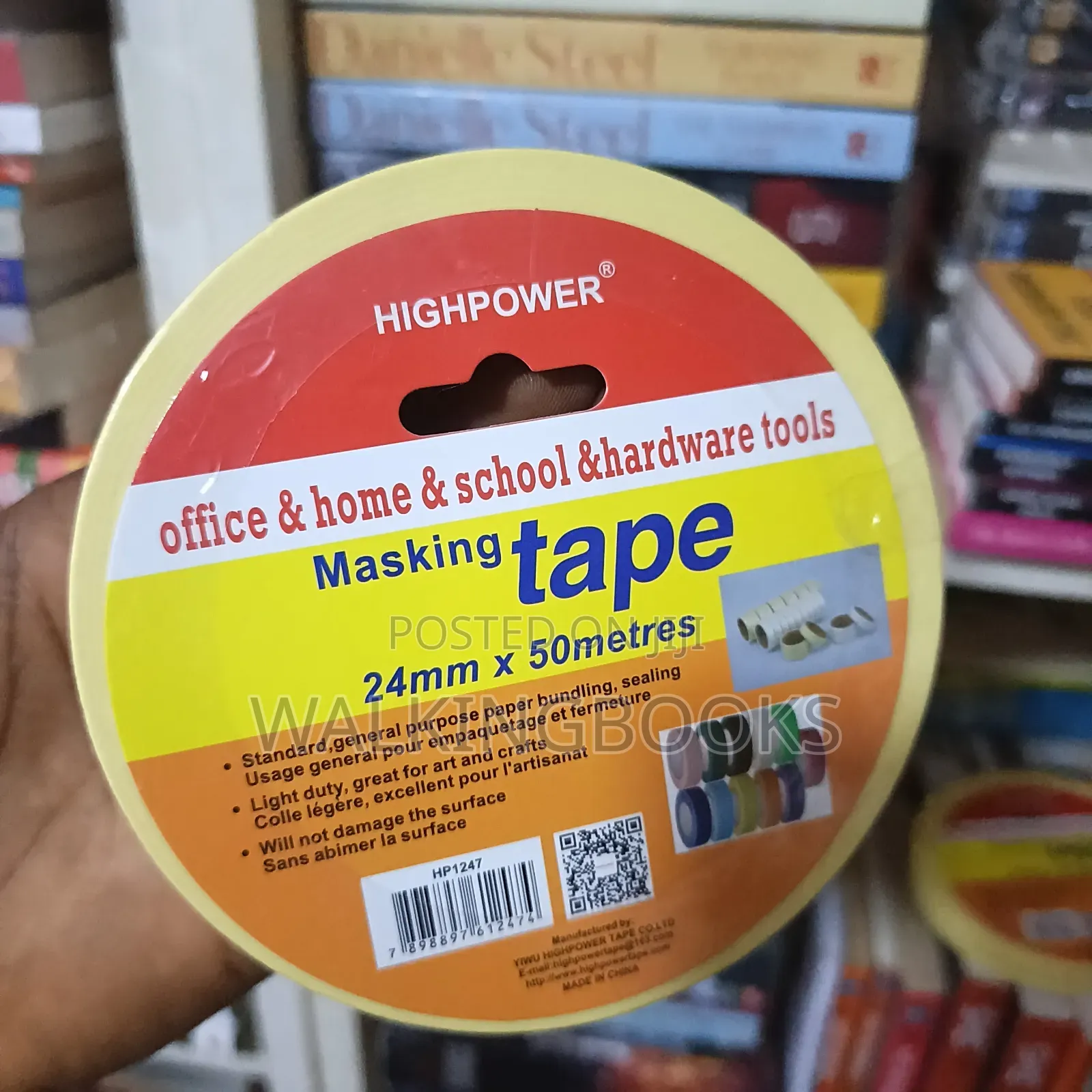 Masking Tape Medium 24mm*50metres