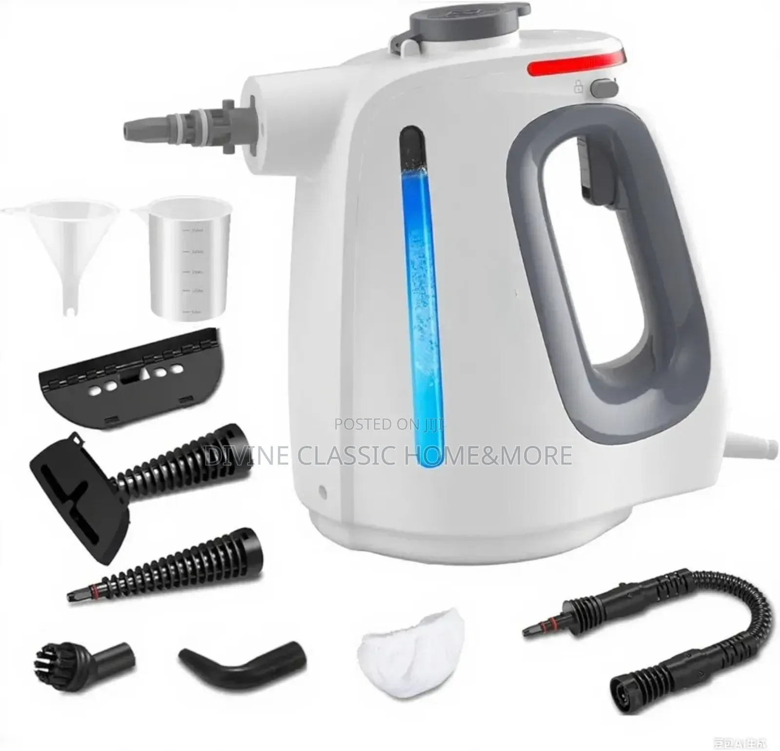 Handheld Pressurized Steam Cleaner With 9 Pcs Accessories, Portable