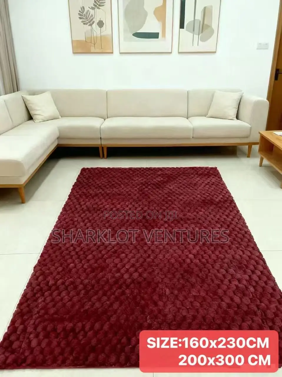 Woolen Plain Center Carpets