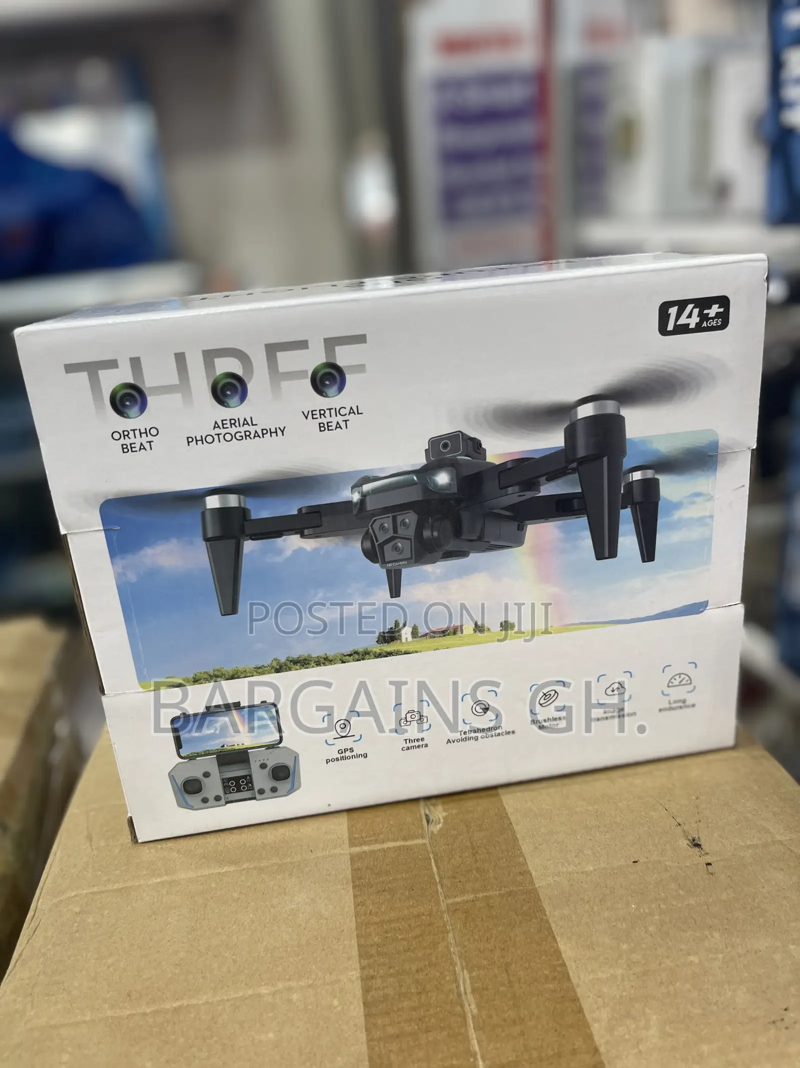 Three Max Triple Lens Hd Camera Drone With GPS