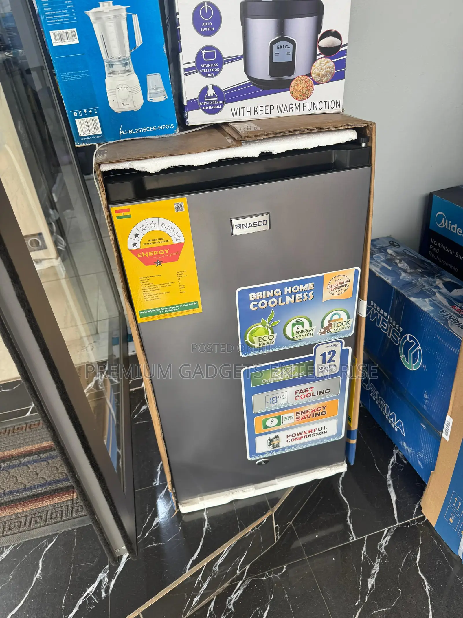 Nasco 91 LTRS Table Top Fridge (Nasf1-11s)