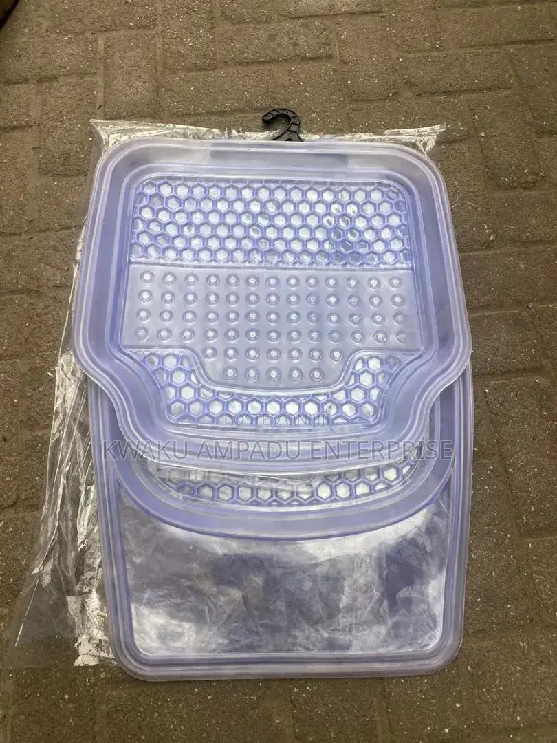 Black / White Transparent Floor Mat