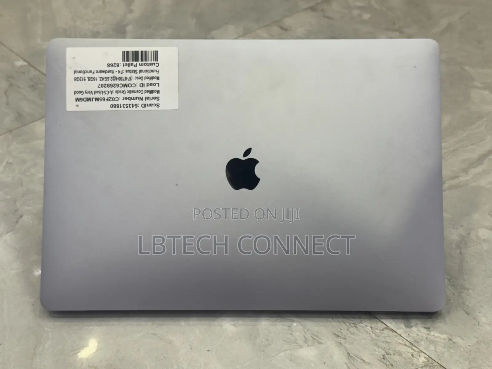 Laptop Apple MacBook Pro 2019 16GB Intel Core i7 SSD 512GB