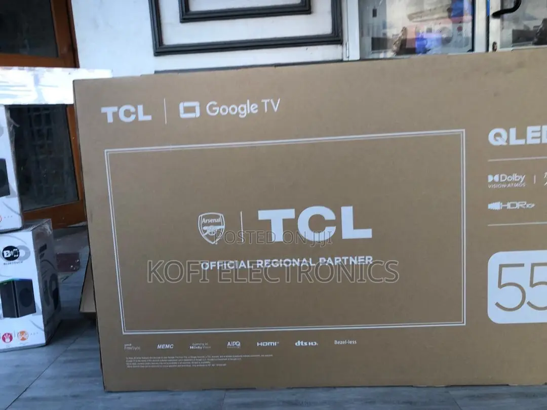 TCL 55” Qled Smart Tv Elegant Design With Powerful Features