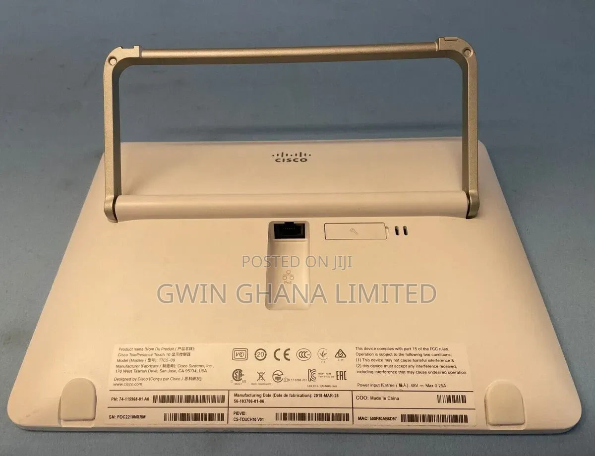 Cisco Touch 10 10.1" 720p Video Conferencing Touch Screen Ttc5-09