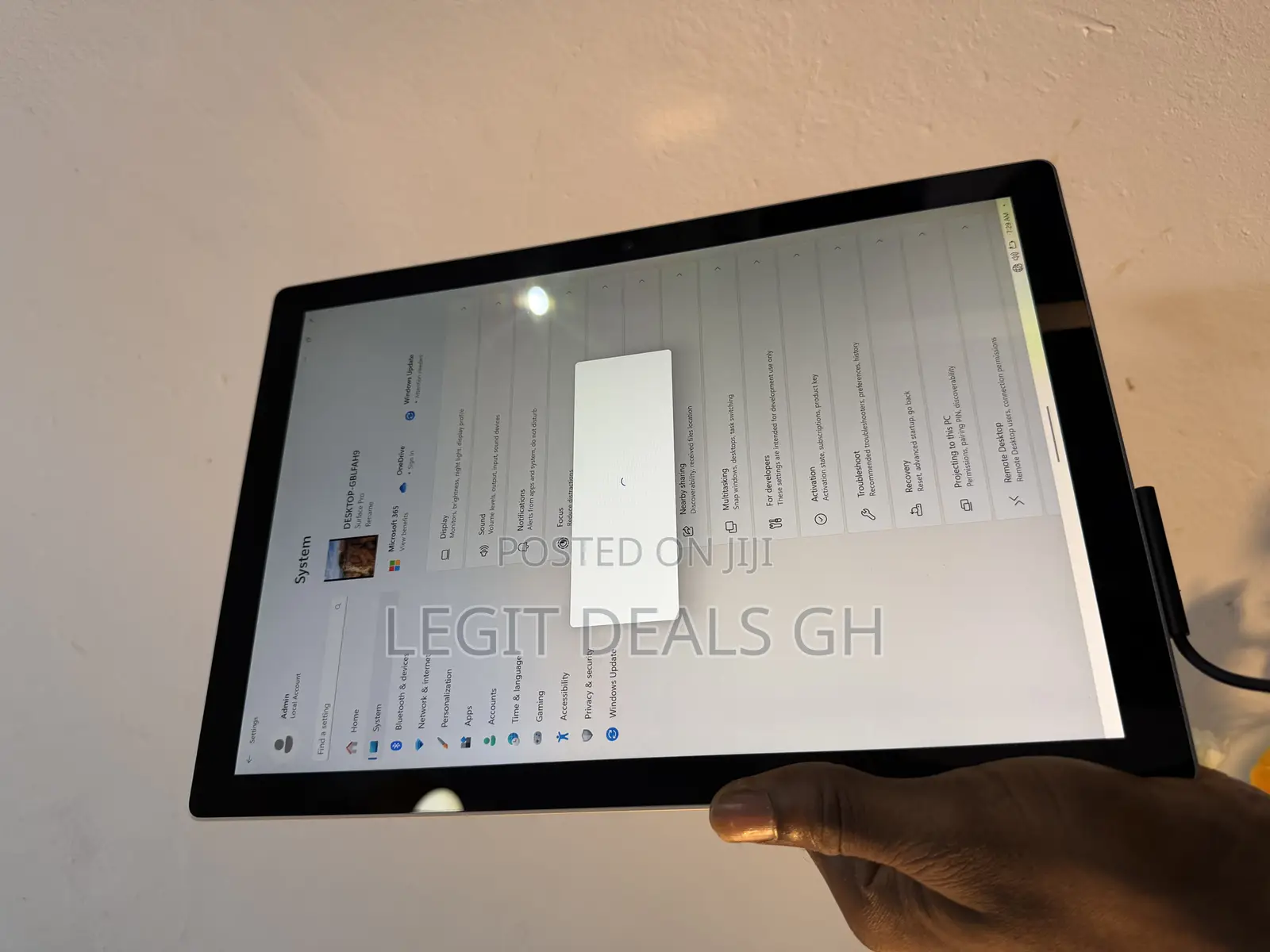 Laptop Microsoft Surface Pro 5 8GB Intel Core i5 SSD 256GB