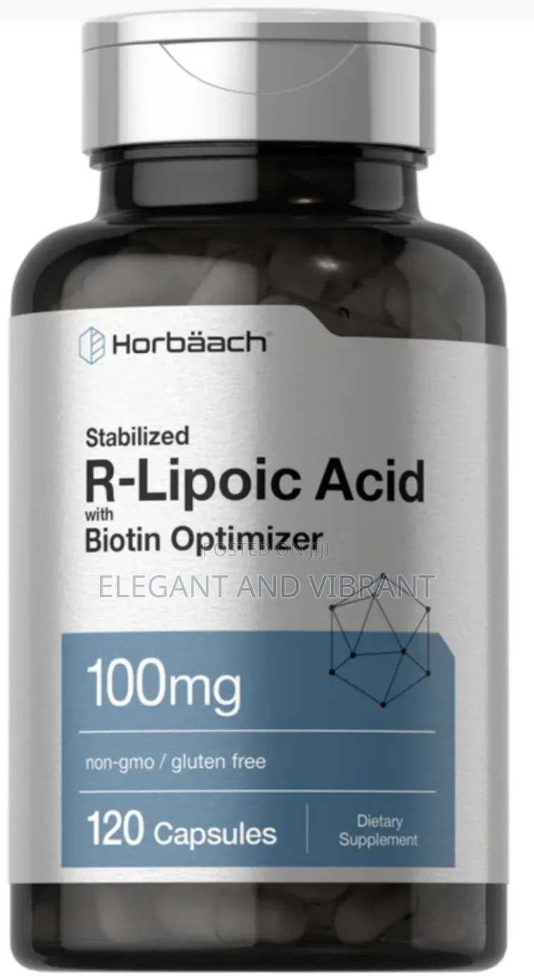 R Lipoic Acid 100mg Stabilized | 120 Capsules