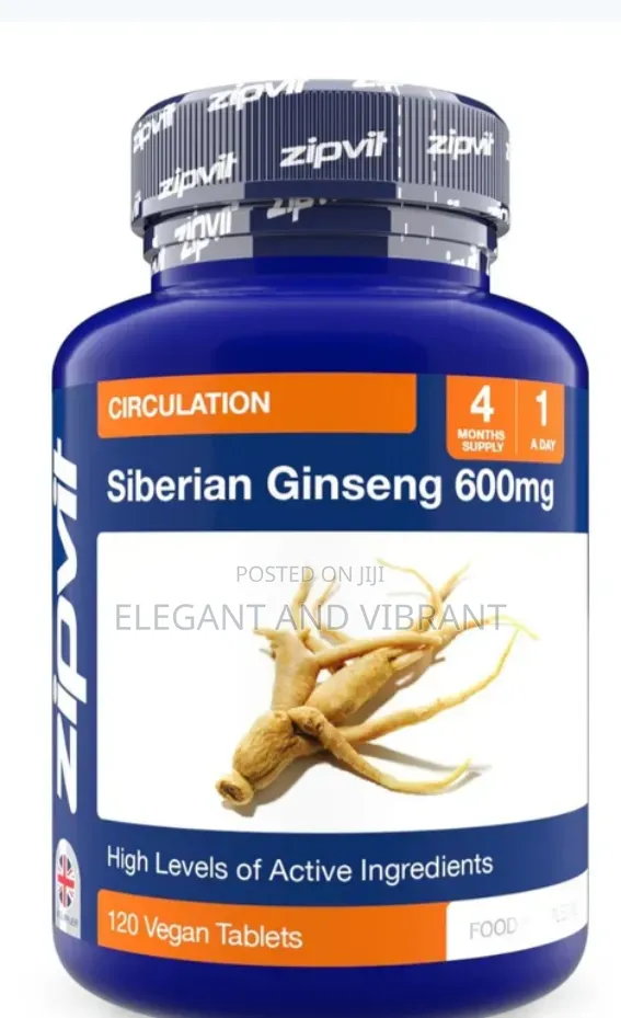 Geinseng Tablet 600mg Siberian Geinseng From Zipvit