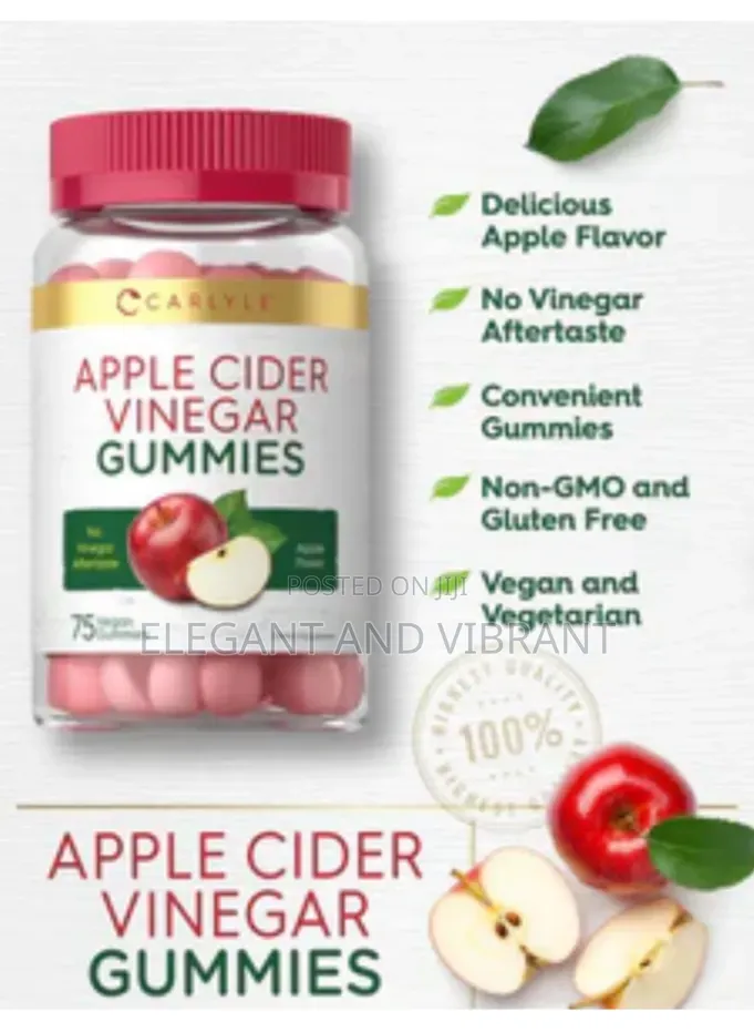 Apple Cider Vinegar 600mg Per Serving | 75 Gummies