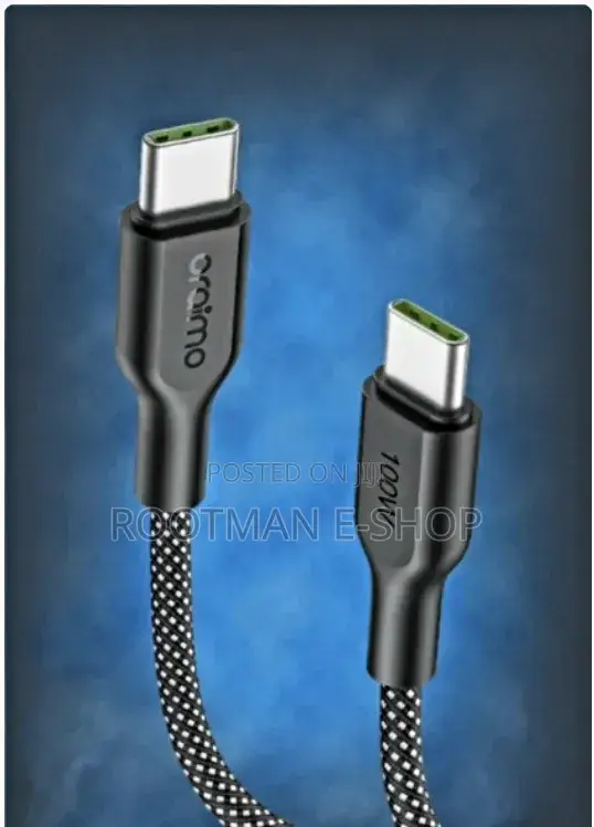 Oraimo Braidline 100w Type-c-to Type-c Tear-resistant Data Cable