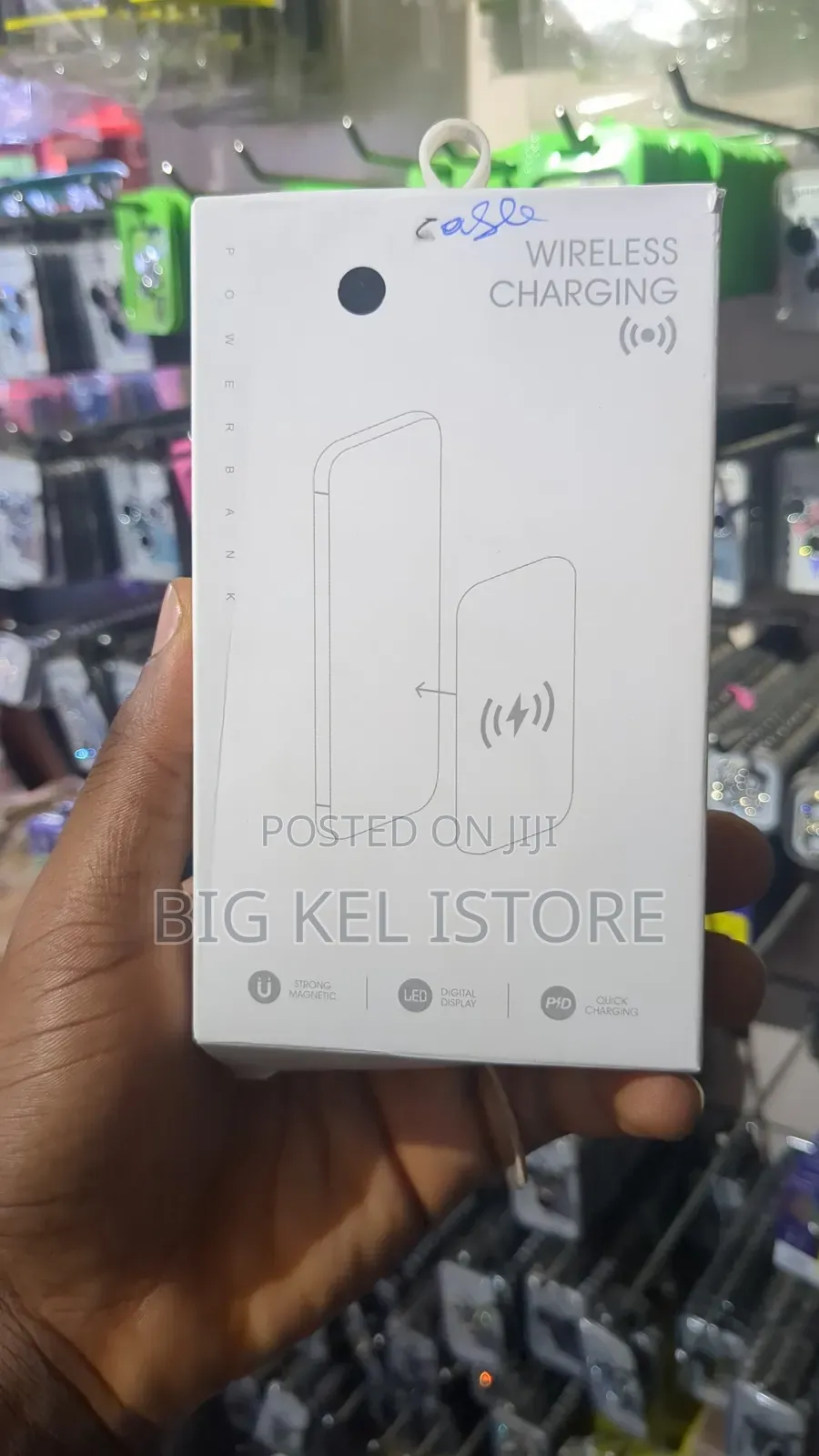 Sleek Magnetic Power Bank With Stand
