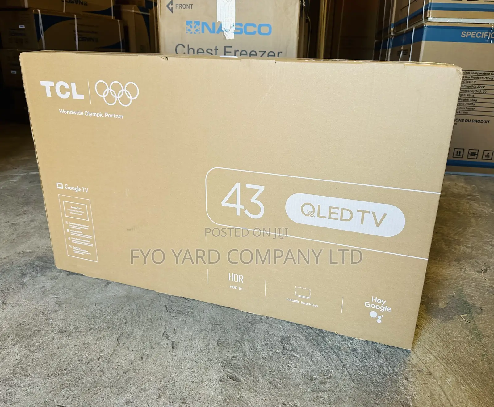 TCL 43” Smart Google, Andriod Full Hd Quantum Dot (Qled) TV