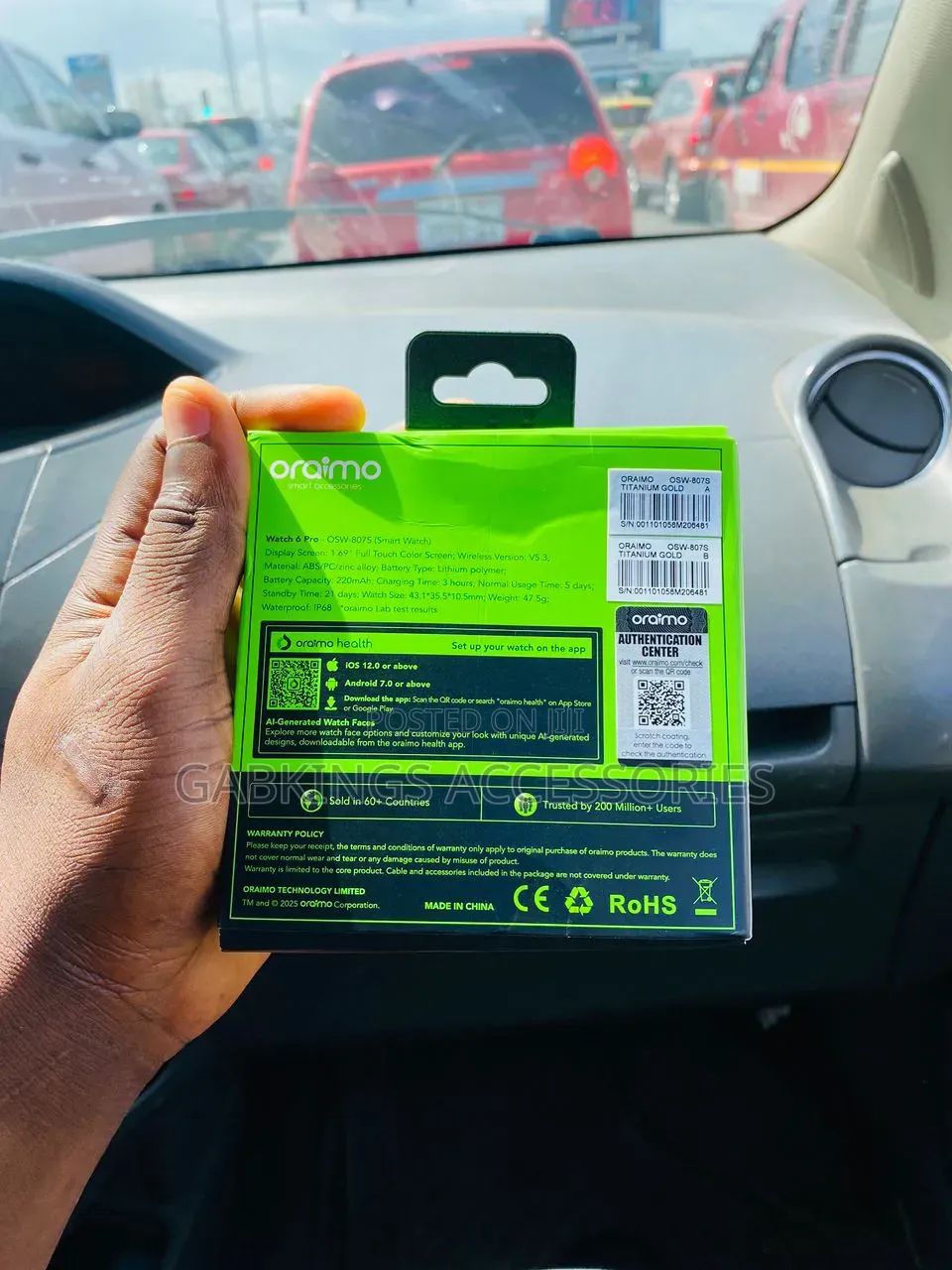 Oraimo Smart Watch 6 Pro