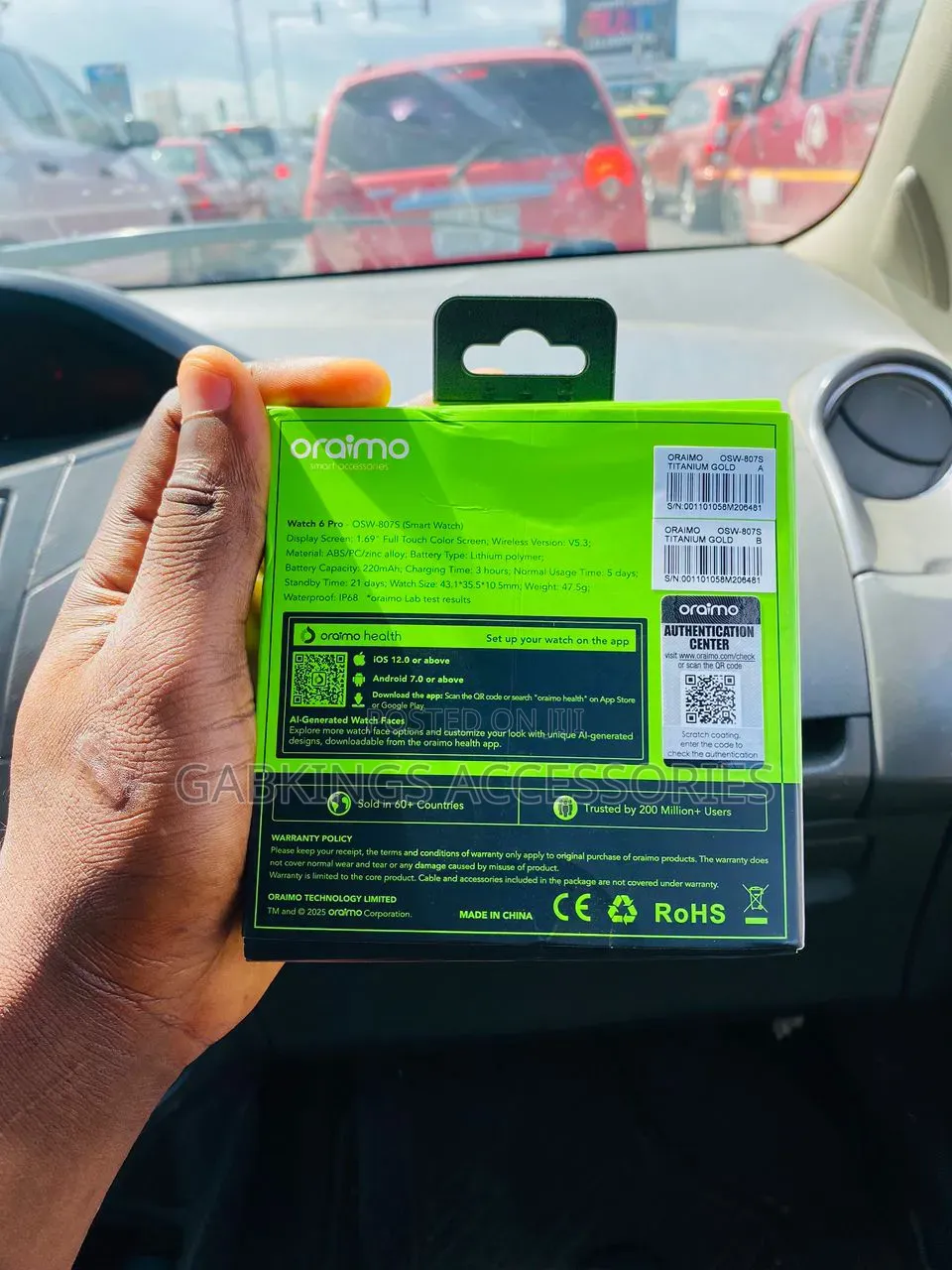 Oraimo Smart Watch 6 Pro