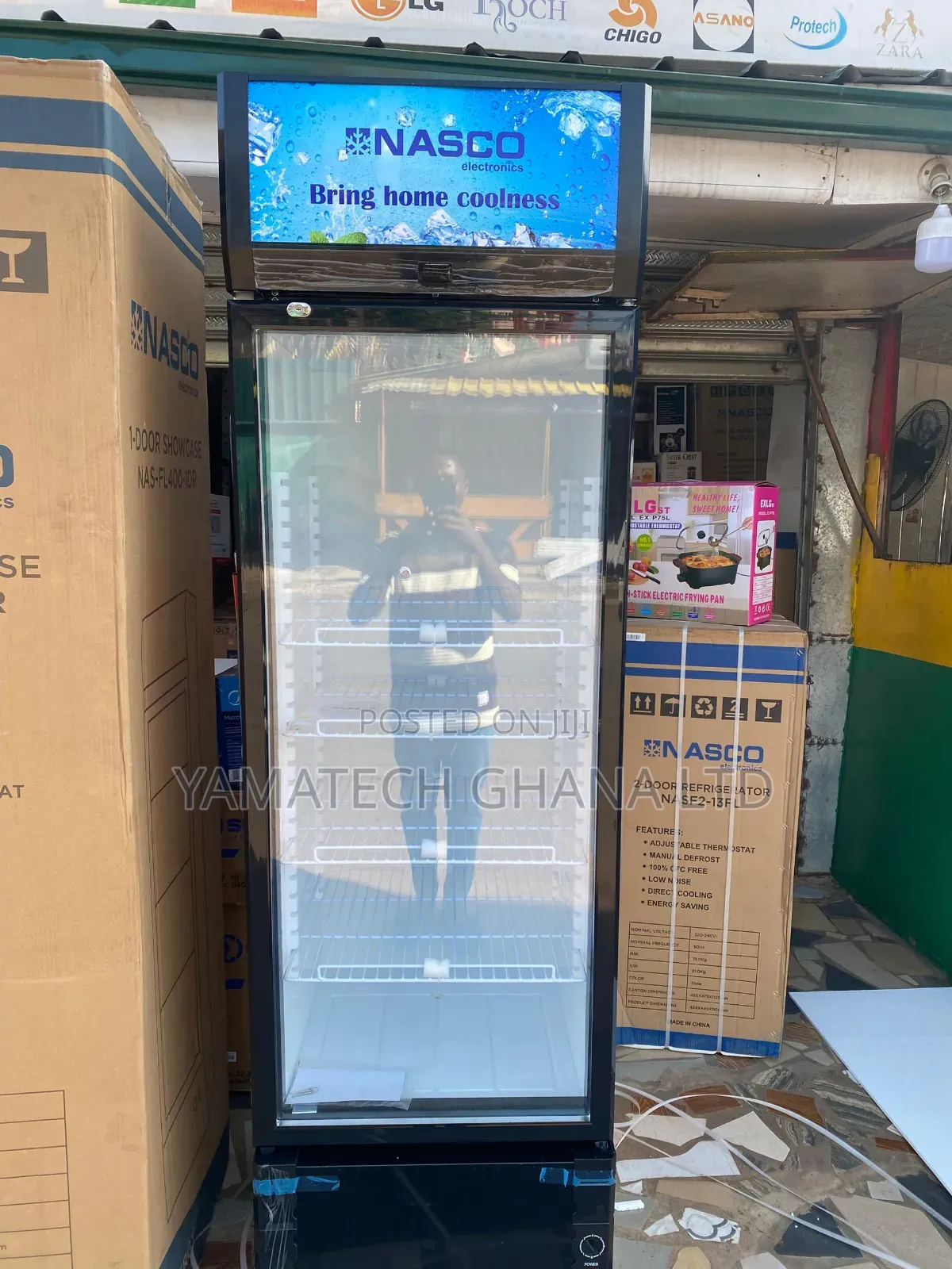 Nasco 358 Litre Display Fridge (Nas-fl400-dr)