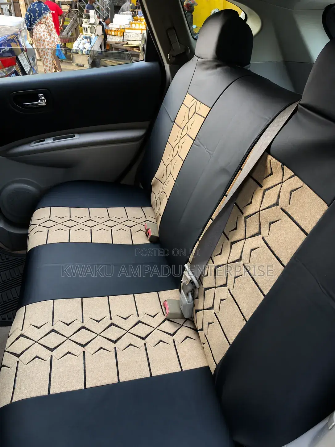 Fabric / Leather Seat Cover With Steering Coat