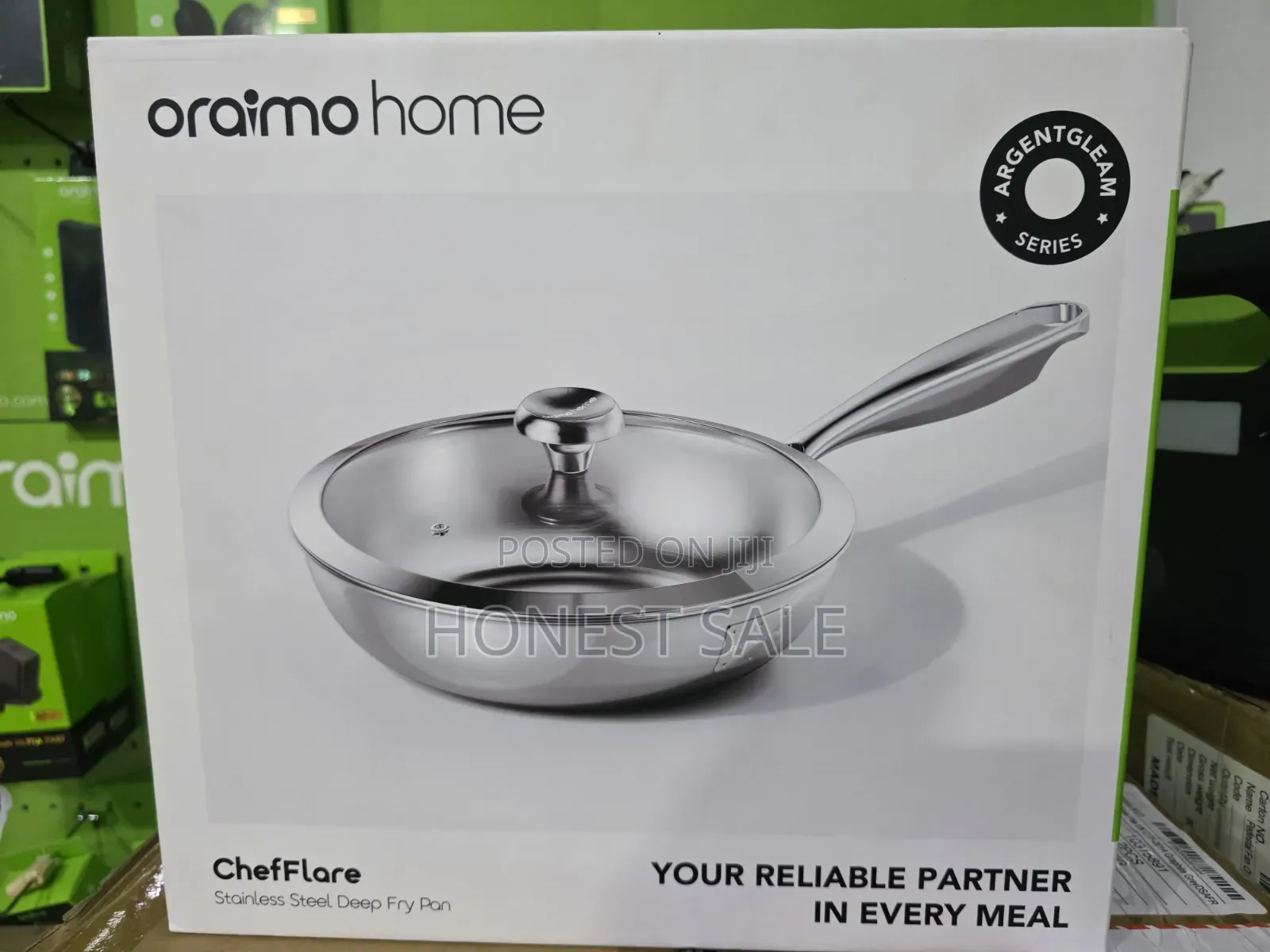 Oraimo Chefflare Durable Premium Stainless Steel Deep Fry Pan