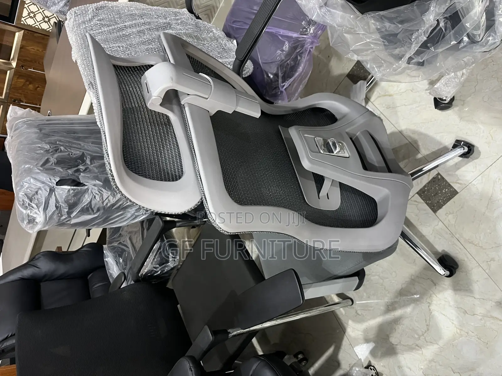 Ergonomic Chair With Lumbar Support and Headrest
