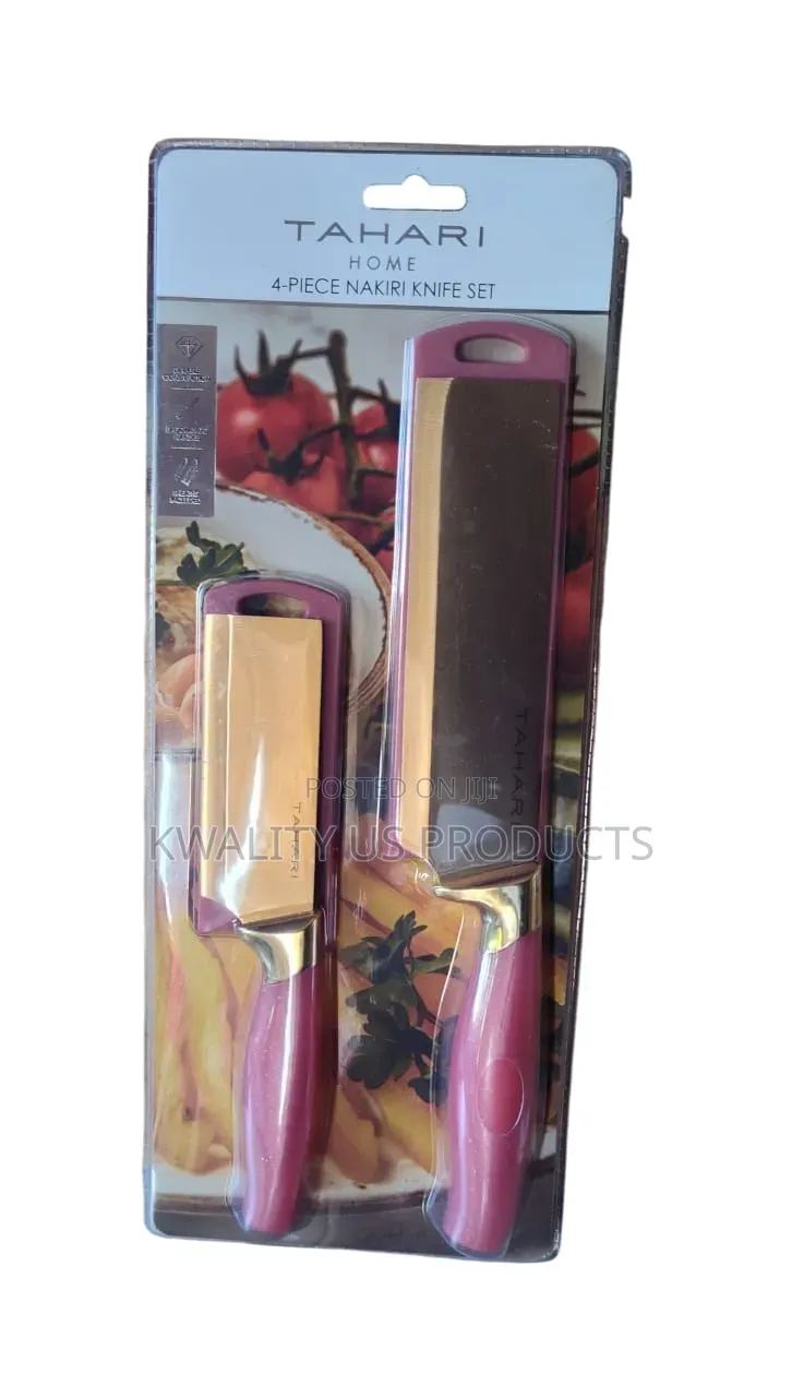 Tahari Home 4-Piece Nakiri Knife Set