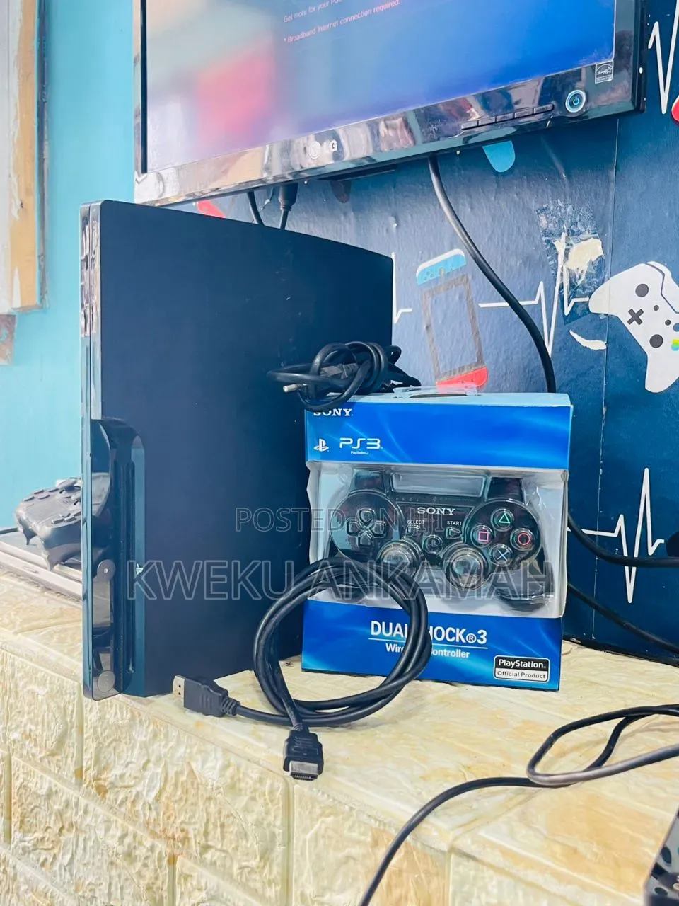 Original Playstation 3 Console With Pad and Games Installed