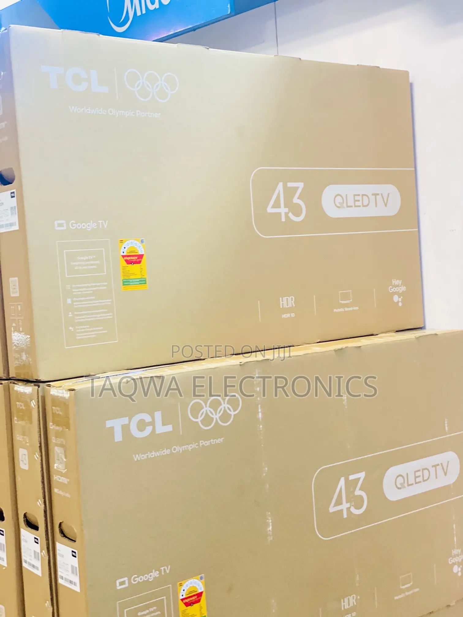 Portable TCL 43 Inch Smart Qled Tv