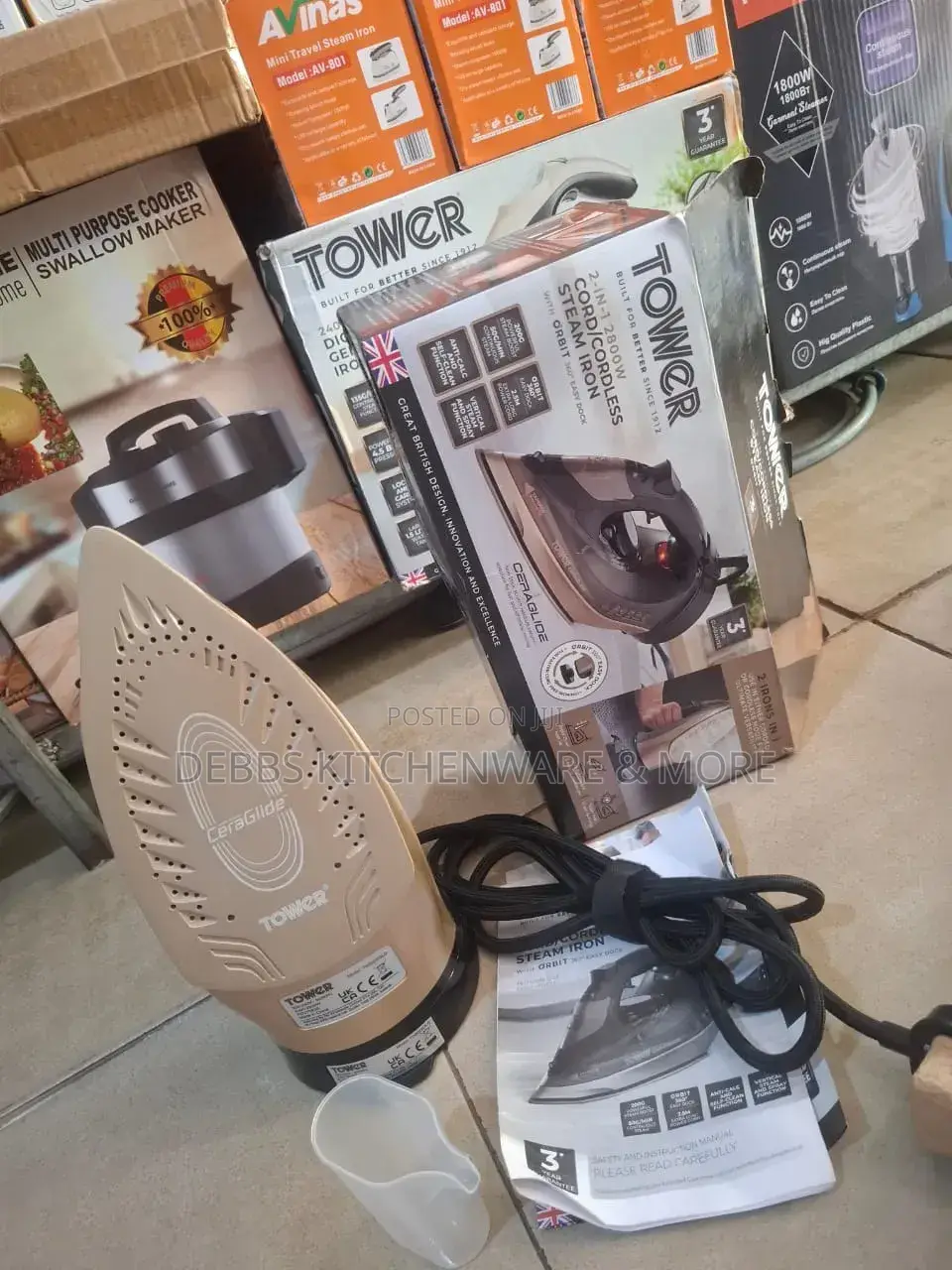 Tower 2 In1 Iron Uk