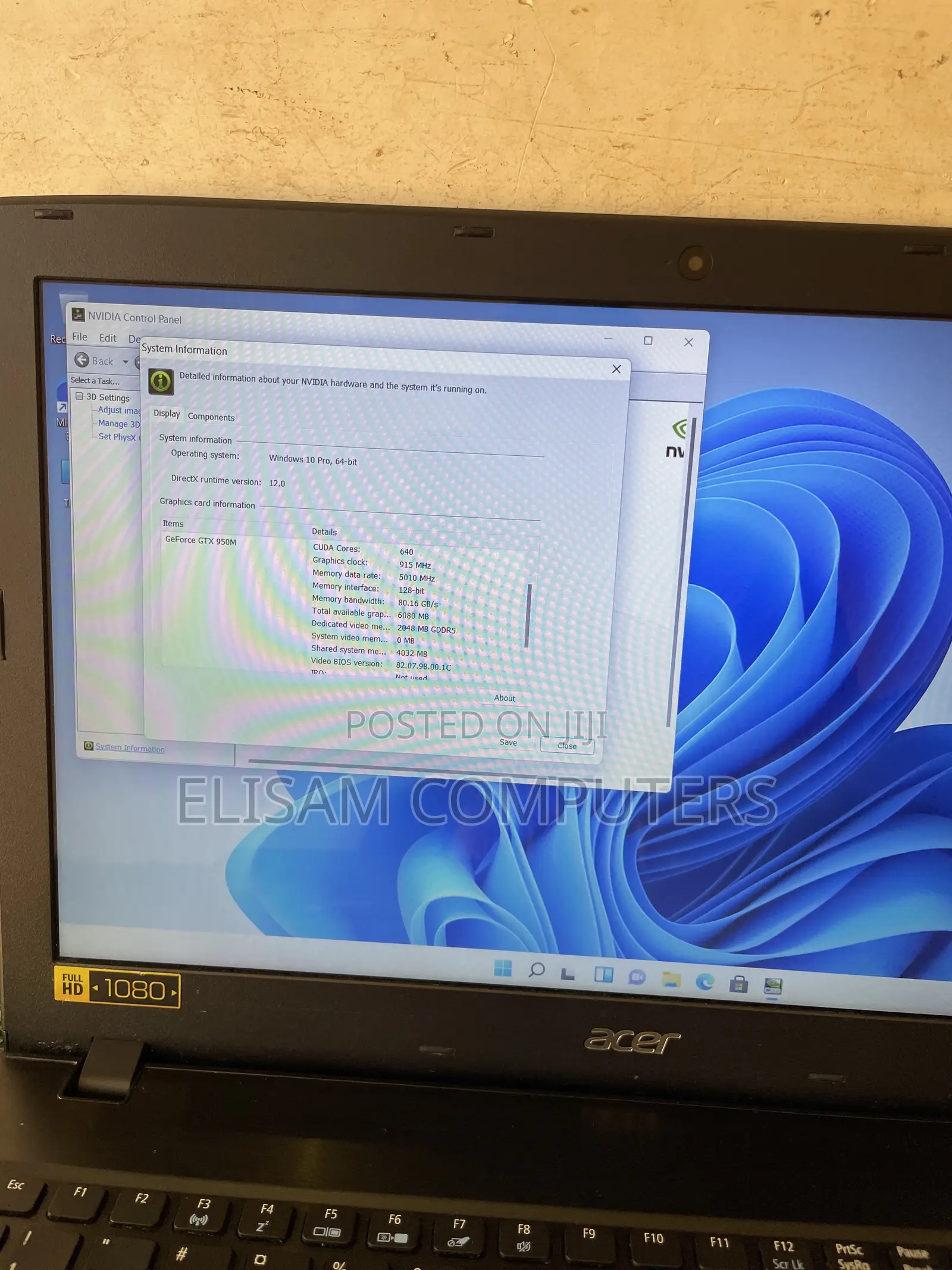 Laptop Acer Aspire E5-575G 8GB Intel Core i5 HDD+SSD 1T