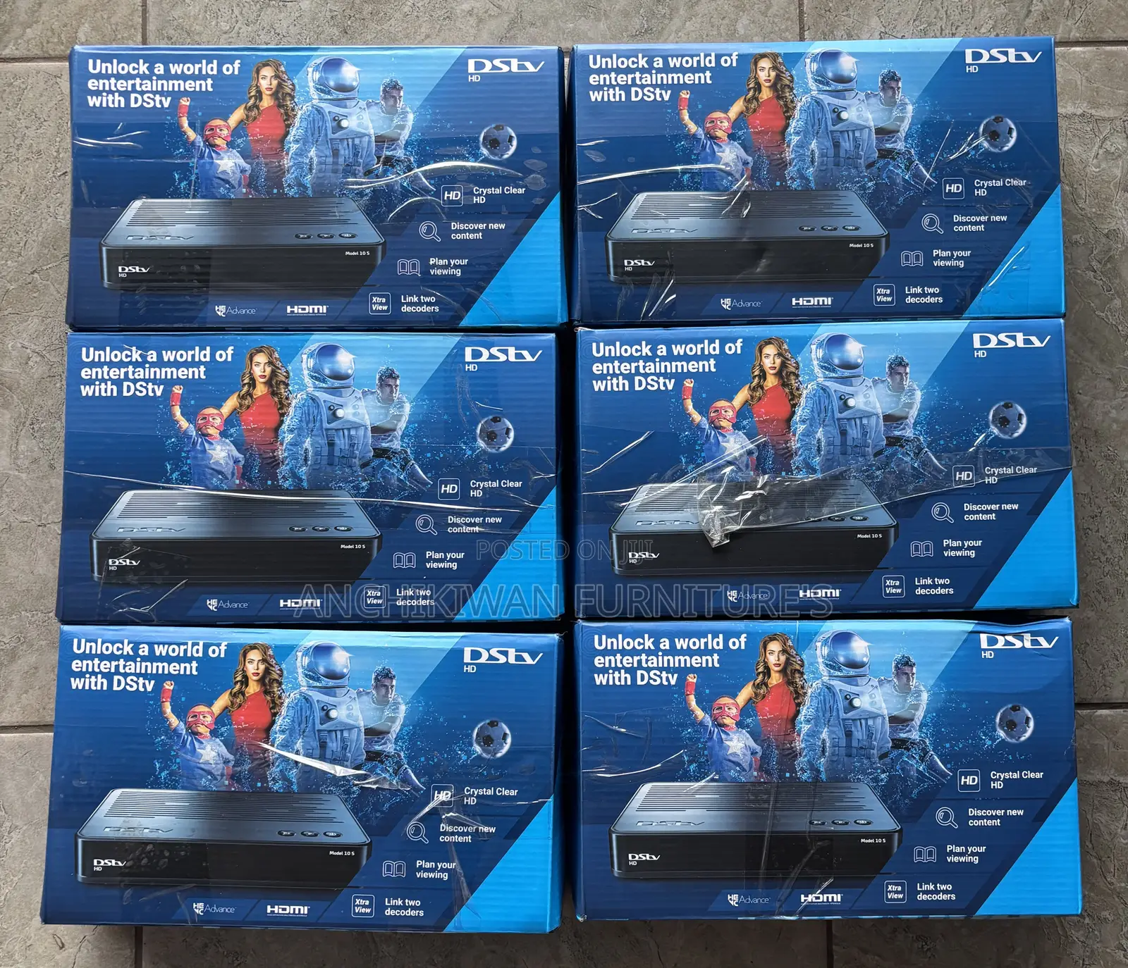 DSTV + 130ghc for Premium Package Monthly,Free for 1 Month