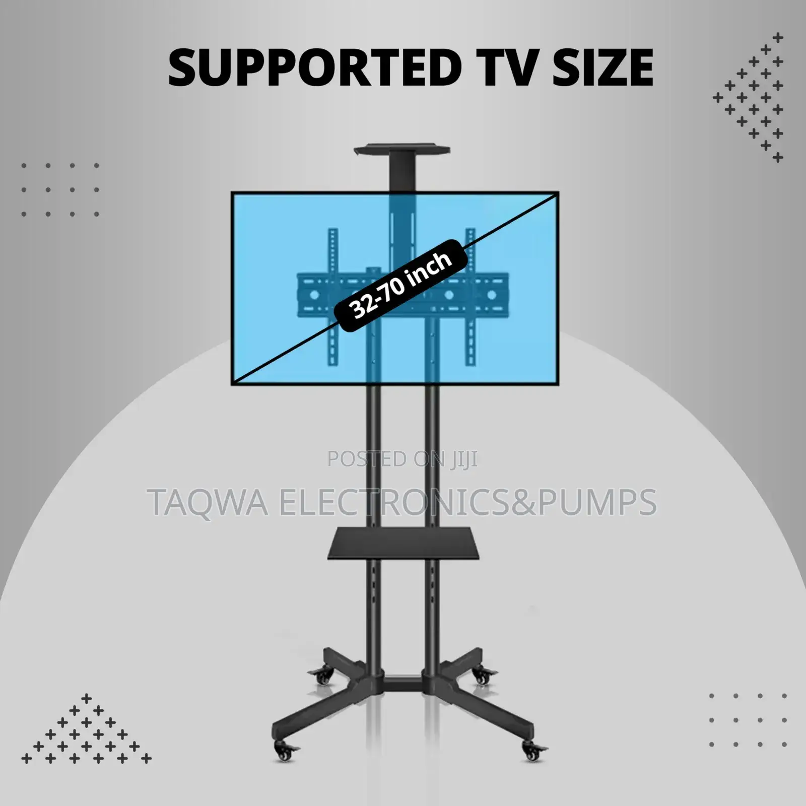 Firm, Easy Mobile Tv Stand 32 to 70