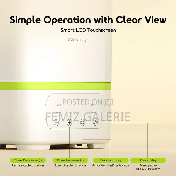 Oraimo Babysteri 3-in-1 Multi-Function Germ-Free Baby Steriliser