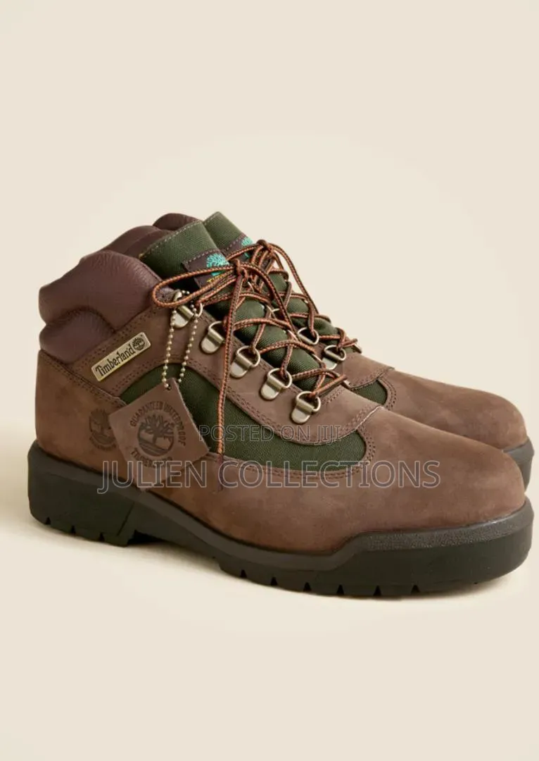 Timberland Field Boots Coffee Brown N Green