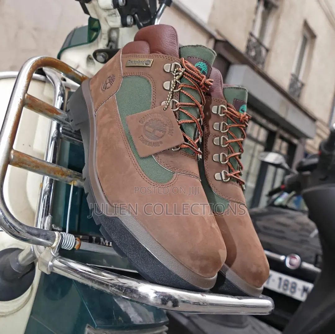 Timberland Field Boots Coffee Brown N Green