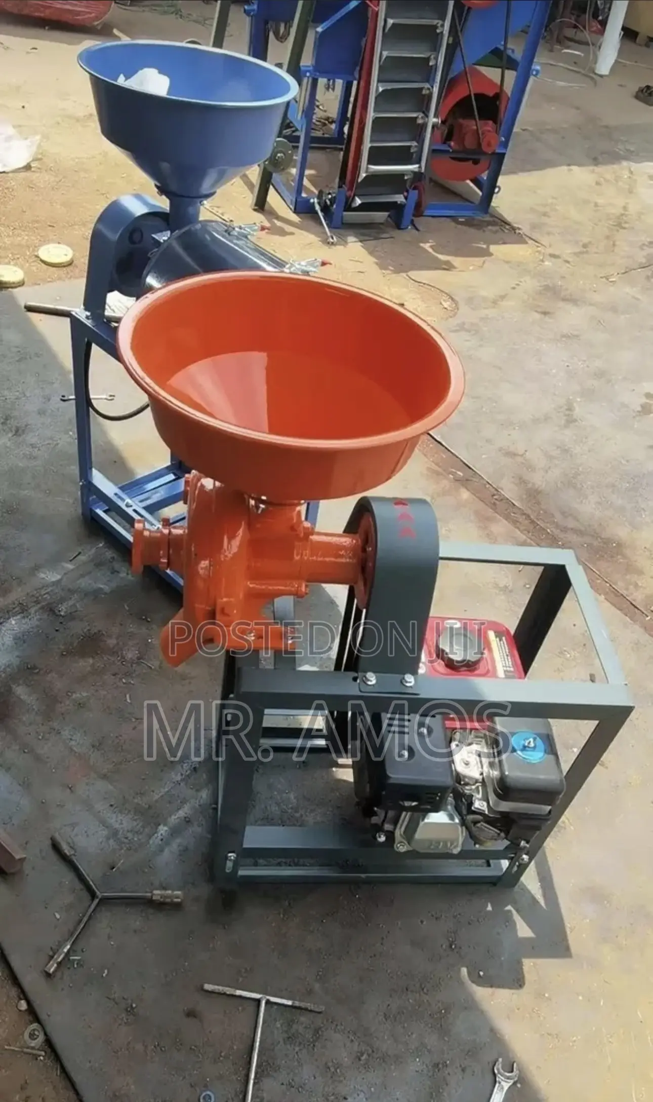 Wet And Dry Industrial Disc Mill Machine