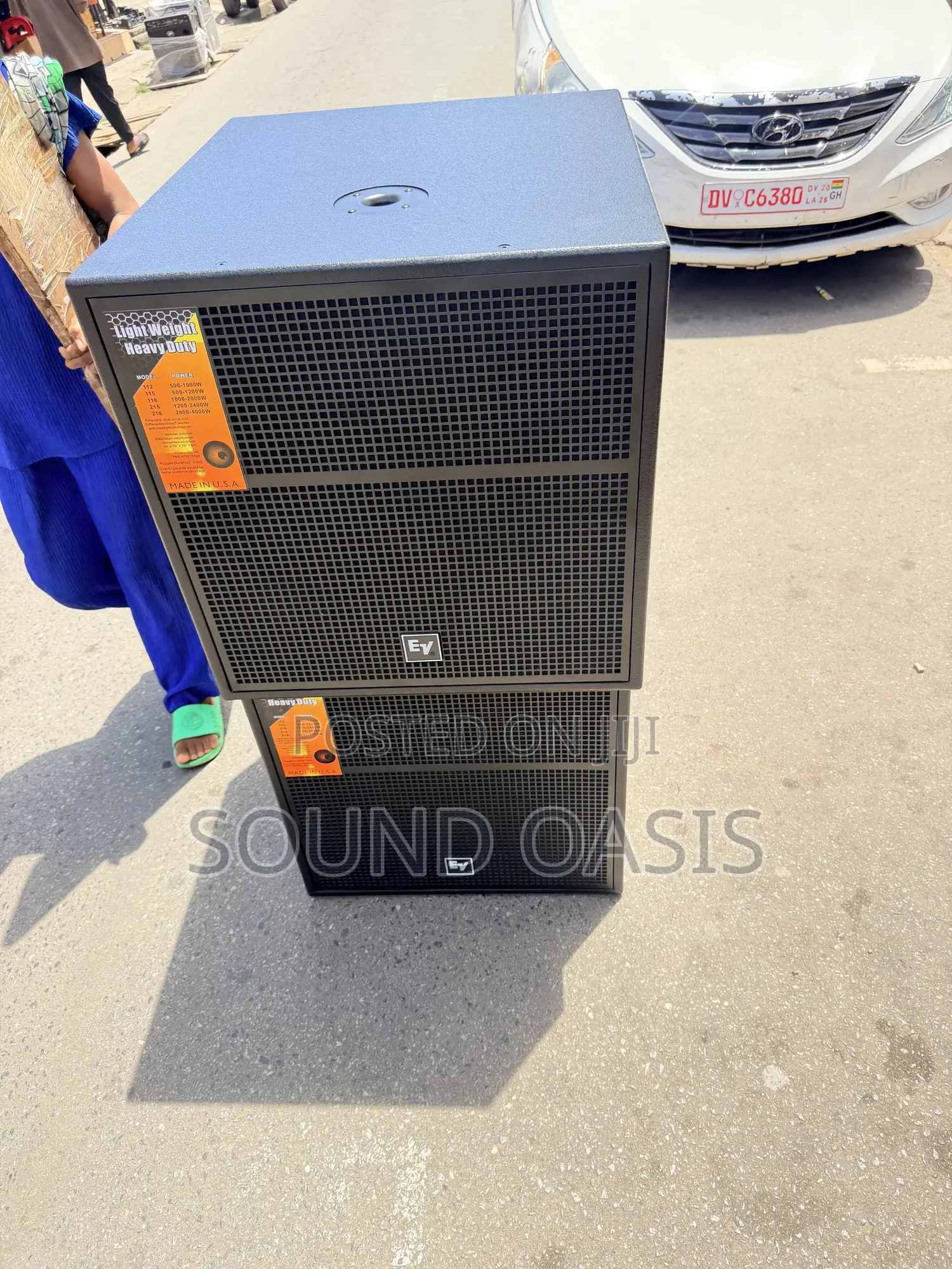 Electro-Voice (Ev) Professional Single Bass Speaker/Subwoofer(Pair)