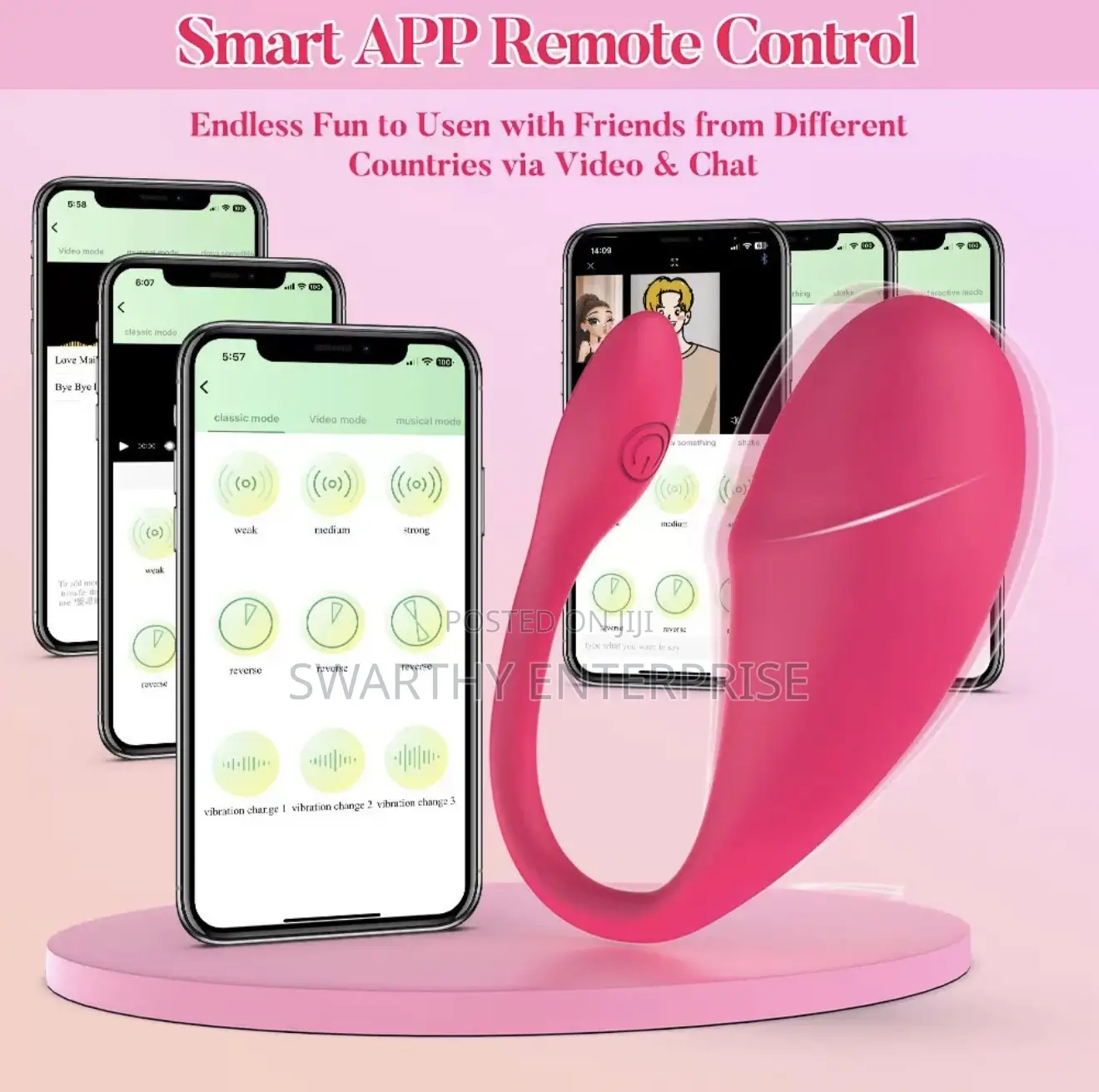 Wireless App Control Vibrating Egg Vibrator