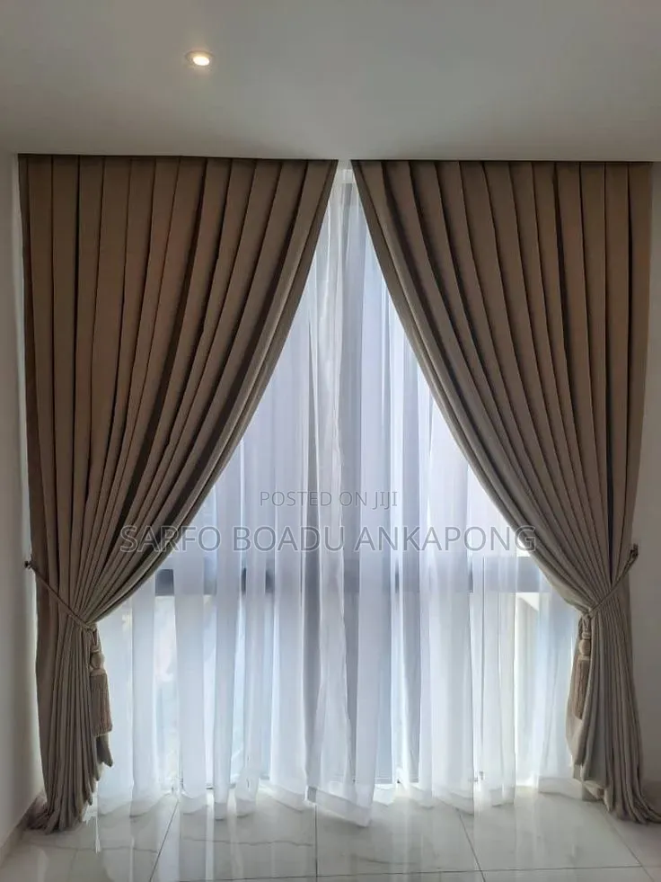 Brown Coloured Curtains Loyalty Decor