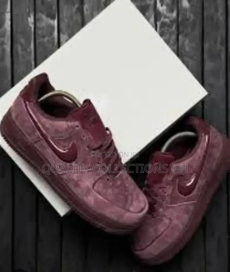 Nike Airforce 1 Crush Burgundy