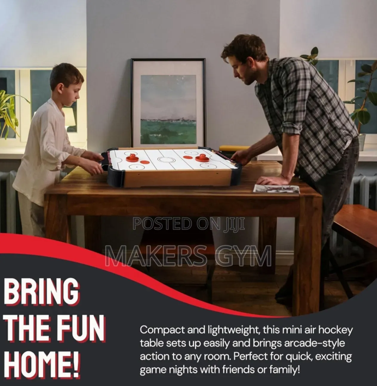 Tabletop Air Hockey Game for Kids
