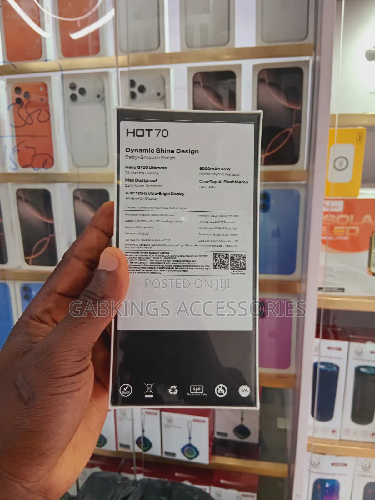 New Infinix Hot 70 128 GB