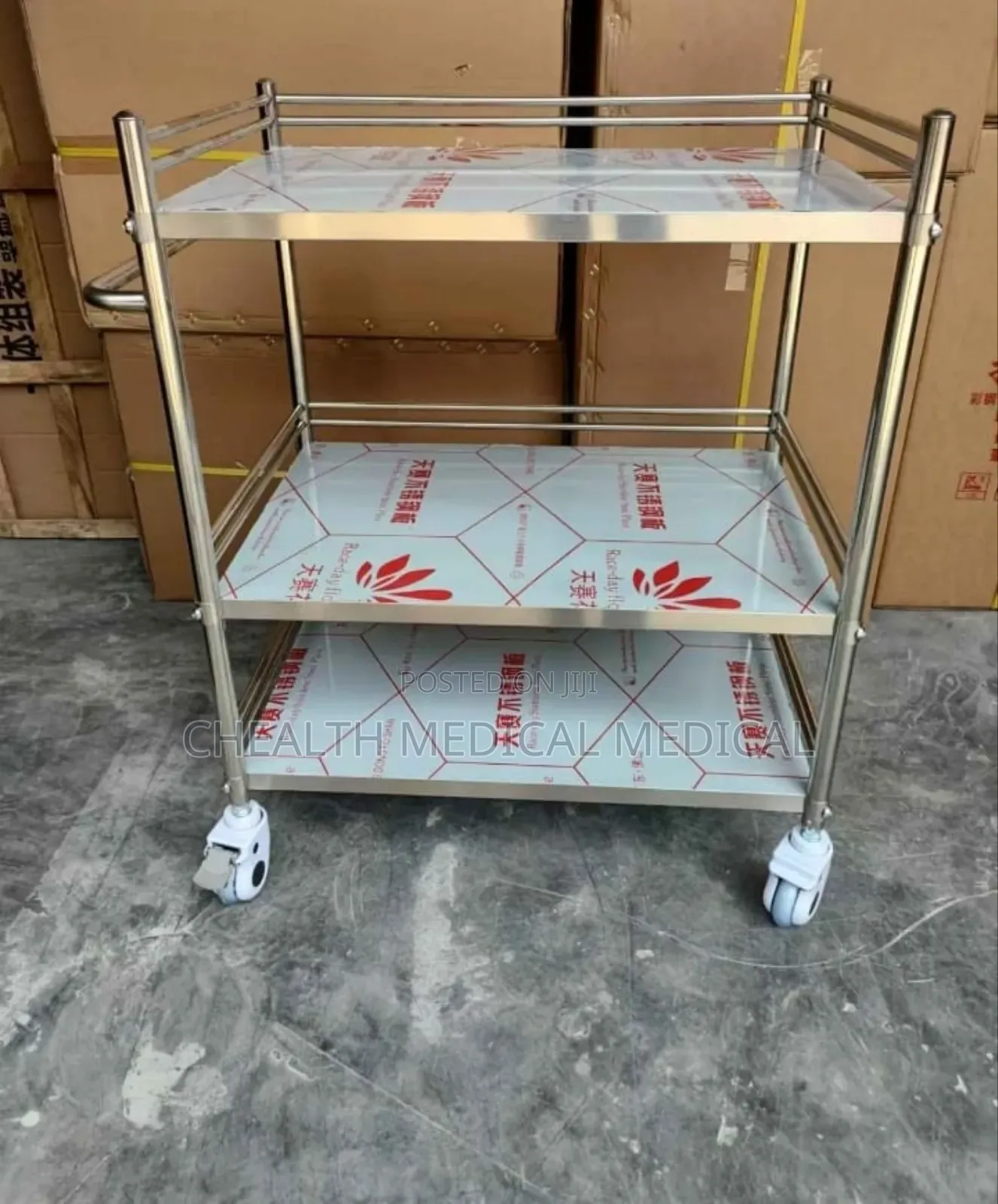 Medical Trolley 3 Step