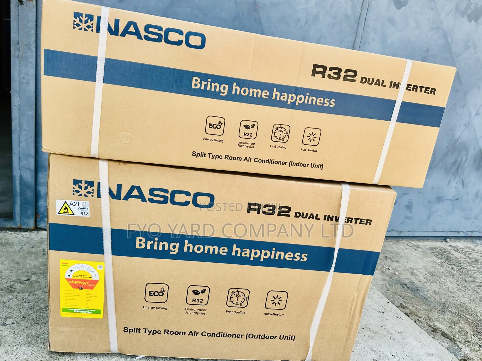 Latest Model Nasco 1.5hp Fast Cooling Inverter Ac