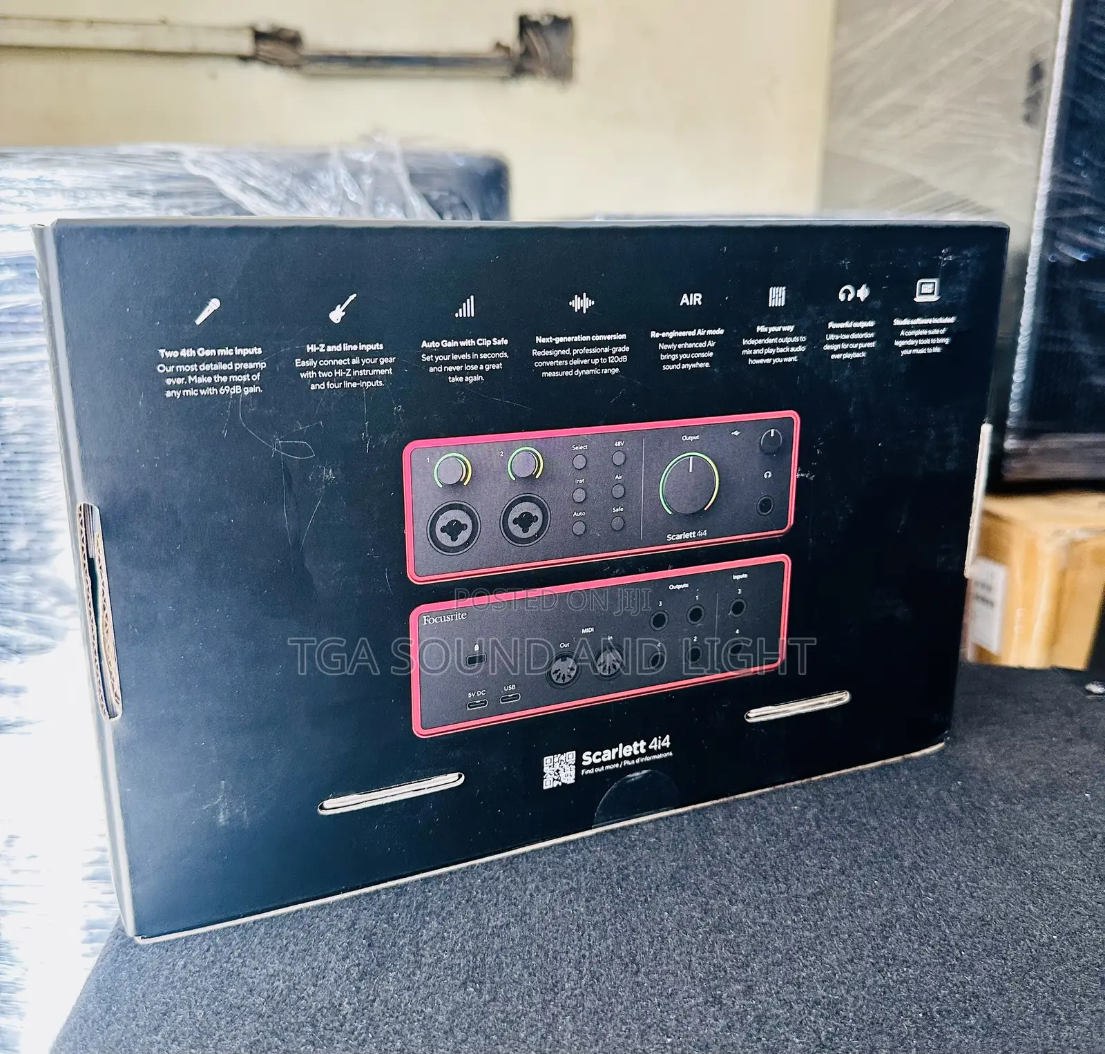 Focusrite Scarlett 4i4 4th Generation Audio Interface