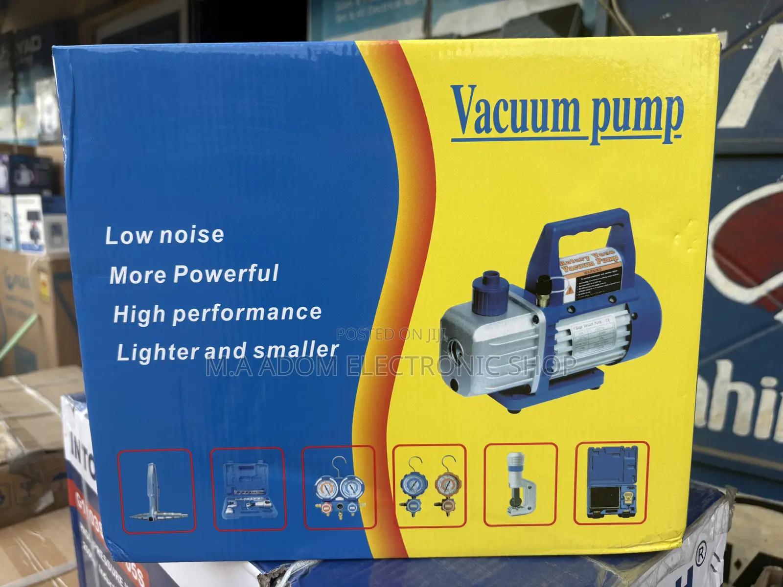 Low Noise Vacuum Pump for Ac